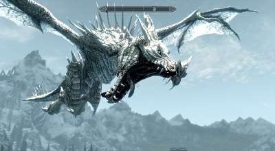 Skyrim — Белый Дракон — Морозный Дракон