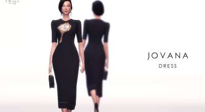 Sims 4 — Элегантное платье | The Sims 4 моды