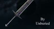 Skyrim — Двуручный меч «Coldharbour» | Skyrim моды