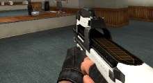 Counter Strike:Source — Hojo’s White P90 | Counter Strike:Source моды