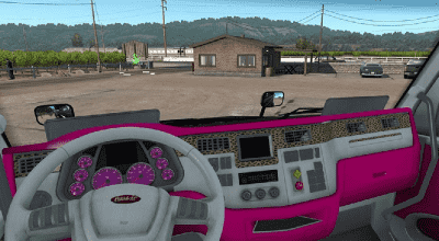 ATS — «Женский» салон для Peterbilt 579 | American Truck Simulator моды