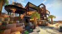 Minecraft 1.4.7 — Карта Luxurious Modern House