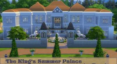 Sims 4 — Летний королевский дворец (The King’s Summer Palace) | The Sims 4 моды
