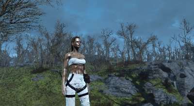 Fallout 4 — A White Harness Dress