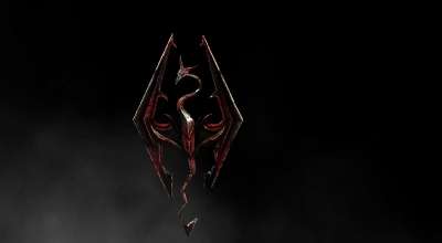 Skyrim — Окровавленный символ Имперцев в Меню