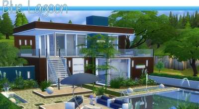 Sims 4 — Дом «Голубая Лагуна»