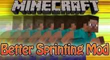 Minecraft — Более удобный бег / Better Sprinting для 1.5.2 — 1.11 | Minecraft моды
