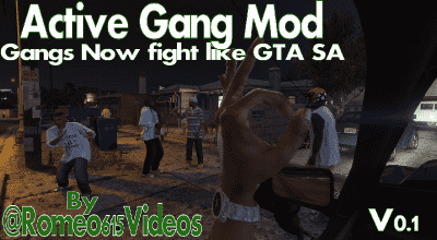 GTA 5 — Гангстерские разборки (Active Gang Mod)