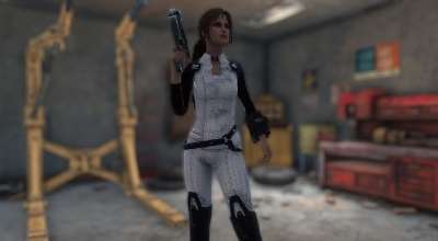 Fallout 4 — Одежда Миранды из Mass Effect — CBBE — Physics — Bodyslide | Fallout 4 моды