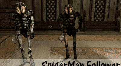 Skyrim — Спутник Человек-Паук / Spider Man Follower | Skyrim моды