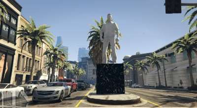 GTA 5 — Статуя Томми Версетти (Tommy Vercetti Statue) | GTA 5 моды