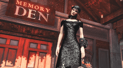 Fallout 4 — Черное платье с блестками (Black Sequin Dress)