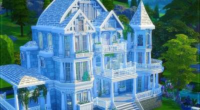 Sims 4 — Замок «Дочь Нептуна» | The Sims 4 моды