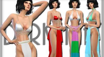 Sims 4 — Цыганские платья (SET 13 — Gypsy)