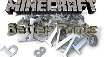 Minecraft — Better Fonts Mod | Minecraft моды