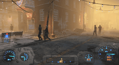 Fallout 4 — Синий интерфейс Силовой Брони | Fallout 4 моды