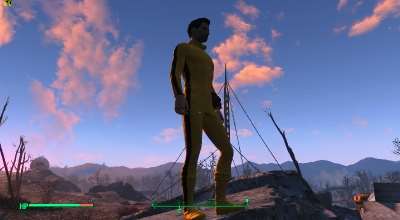 Fallout 4 — Костюм Брюса Ли (Bruce Lee Uniform) | Fallout 4 моды