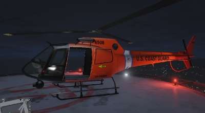 GTA 5 — Текстуры вертолета береговой охраны США (U.S. Coast Guard Maverick) | GTA 5 моды