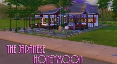 Sims 4 — Японский домик (The Japanese Honeymoon)
