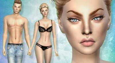 Sims 4 — Красивый скинтон (PS Studio Skin Shades)