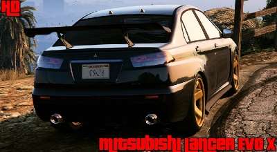 GTA 5 — Mitsubishi Lancer Evo X HD Textures