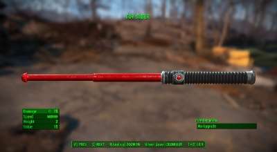 Fallout 4 — Игрушечная световая сабля (Toy Lightsaber) | Fallout 4 моды