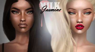 Sims 4 — Недефолтный скинтон M.I.L.K Jasmine Skin | The Sims 4 моды