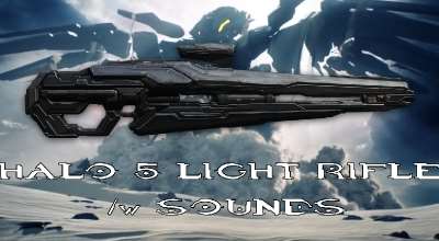 GTA 5 — Винтовка из Halo 5 (Halo 5 Light Rifle /w Sounds) | GTA 5 моды