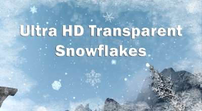 Skyrim — Падающие снежинки (Ultra HD) | Skyrim моды