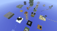 Minecraft 1.3.2 — карта «Острова в небе»