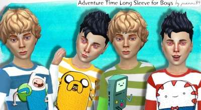 Sims 4 — Набор детских футболок | The Sims 4 моды