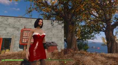 Fallout 4 — Рождественское платье | Fallout 4 моды