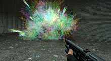 Counter Strike:Source — multicolor взрыв he-гранаты | Counter Strike:Source моды