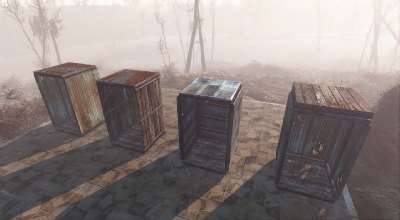 Fallout 4 — Узкие стены, крыши и полы