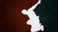 Skyrim — Довакин-паркурист. Анимация прыжка.