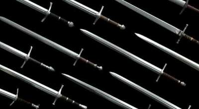 Skyrim — Пак длинных стальных мечей