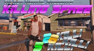 GTA 5 — Счетчик серии убийств (Killing Spree Mod) | GTA 5 моды