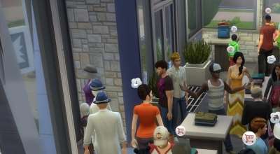 Sims 4 — Работники магазина делают все быстрее | The Sims 4 моды
