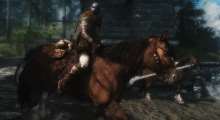 Skyrim — Больше NPC использующих лошадей | Skyrim моды