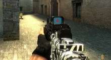Counter Strike:Source — White tiger Camo (M4A1) | Counter Strike:Source моды