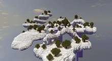 Minecraft 1.5.1 — Frozen Floating Islands | Minecraft моды