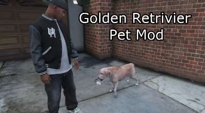 GTA 5 — Золотистый Ретривер (Golden Retriever Pet Mod)