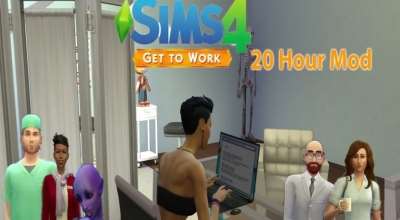 Sims 4 — Работайте 20 часов (Get to Work 20 Hour Mod) | The Sims 4 моды