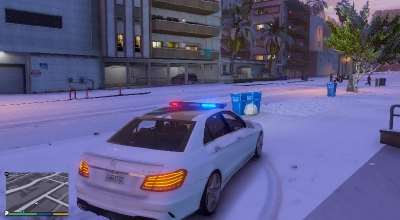 GTA 5 — Полицейский Mercedes Benz E63 | GTA 5 моды