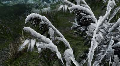Skyrim — Трава в снеге | Skyrim моды