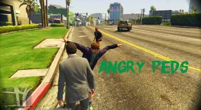 GTA 5 — Агрессивные жители (AngryPeds) | GTA 5 моды