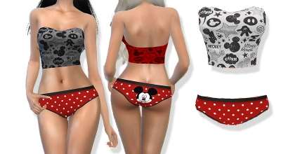 Sims 4 — Комплект Микки (Mickey outfit)