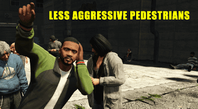 GTA 5 — Менее агрессивные пешеходы (Less Aggressive Pedestrians) | GTA 5 моды