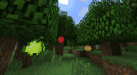 Minecraft 1.4.7 / 1.4.6 — Яблоки и яблочные деревья | Minecraft моды
