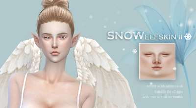 Sims 4 — Скинтон снежного эльфа (S-Club ts4 Snow Elf skintones) | The Sims 4 моды